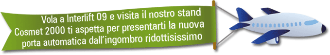 Presentazione della NUOVA porta per piattaforma elevatrice dall'ingombro ridottissimo