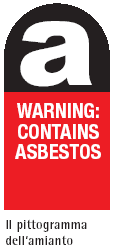 Il pittogramma dell'amianto