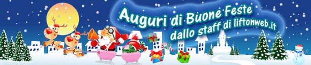 Auguri di Buone Feste e Felice Natale dallo staff di liftonweb.it