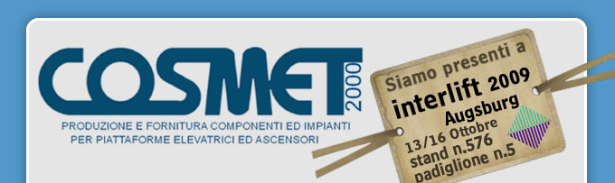 liftonweb.it ti propone SLIM FIT: Piattaforme elvatrici by Cosmet - Ideale per gli spazi stretti