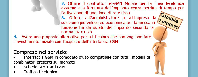 Potrai far risparmiare il 50% sul servizio di telesoccorso in ascensore