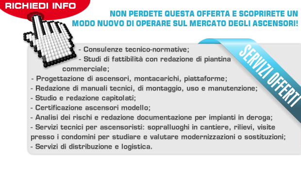 Alcuni servizi offerti alle aziende di manutenzione e installazione ascensori e montacarichi